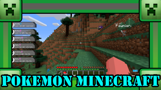 اسکرین شات برنامه Pokemon Unite Minecraft game 3