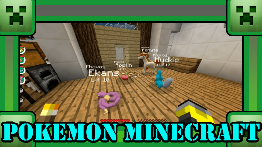 اسکرین شات برنامه Pokemon Unite Minecraft game 1