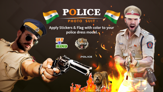 اسکرین شات برنامه Police Suit Editor - Men Photo Editor 4