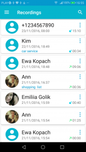 اسکرین شات برنامه Call Recorder 2