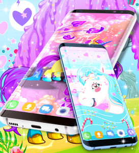 اسکرین شات برنامه Unicorn live wallpaper 4