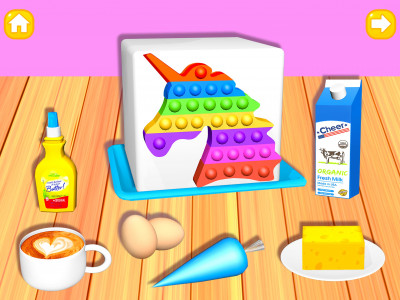 اسکرین شات بازی Cake Art: Pop It Baking Games 4