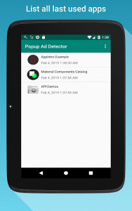 اسکرین شات برنامه Popup Ad Detector-Detect ad showing outside of app 6