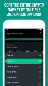 اسکرین شات برنامه Crypto Pump Finder for Bitcoin 3