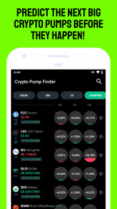 اسکرین شات برنامه Crypto Pump Finder for Bitcoin 2