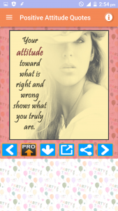اسکرین شات 6 برنامه Positive Thinking Status Pics