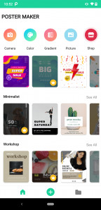 اسکرین شات 1 برنامه Poster Maker & Poster Designer