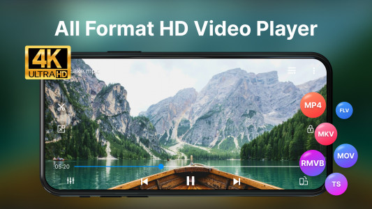 اسکرین شات برنامه HD Video Player - Media Player 7