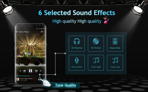 اسکرین شات برنامه Music Player - Audio Player 1