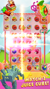 اسکرین شات بازی Juice cube: Match 3 Fruit Game 2