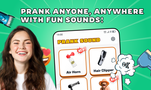اسکرین شات 6 برنامه Funny Prank Sounds, Fart Sound