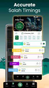 اسکرین شات 2 برنامه Muslim Prayer - Qibla Compass