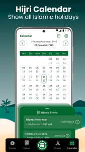 اسکرین شات 6 برنامه Muslim Prayer - Qibla Compass