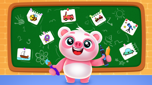 اسکرین شات 1 بازی Toddler Drawing Games For Kids