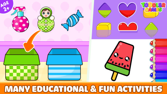 اسکرین شات 1 بازی Toddler Games for 2+ Year Kids