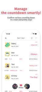 اسکرین شات 3 برنامه DAY DAY Widget : Countdown