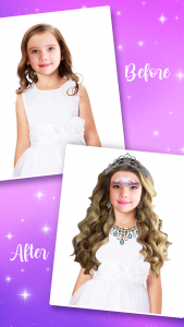 اسکرین شات 2 برنامه Girls Hair Changer: Hairstyles
