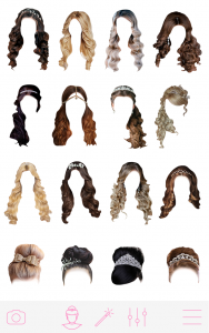 اسکرین شات 8 برنامه Girls Hair Changer: Hairstyles
