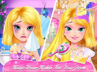 اسکرین شات بازی Princess Hair Games For Fun 2