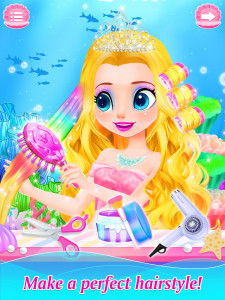 اسکرین شات بازی Mermaid Games: Princess Makeup 3