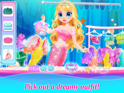اسکرین شات بازی Mermaid Games: Princess Makeup 8