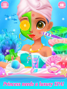 اسکرین شات بازی Mermaid Games: Princess Makeup 4