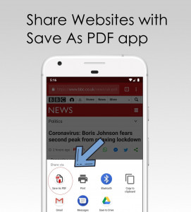 اسکرین شات برنامه Save Website To PDF (for offline access) 1