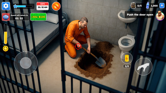 اسکرین شات 4 بازی Prison Escape: Dig & Run