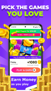 اسکرین شات برنامه PLAYTIME - Earn Money Playing 2