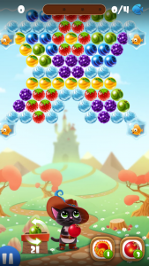 اسکرین شات بازی Fruity Cat: bubble shooter! 2
