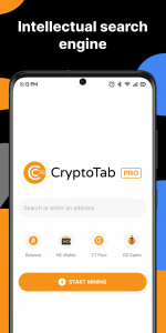 اسکرین شات برنامه CryptoTab Browser Pro Level 2