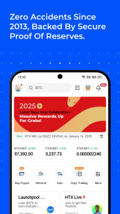 اسکرین شات 2 برنامه HTX: Buy Crypto & Bitcoin