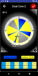 اسکرین شات برنامه Zibiphasic : Polyphasic Sleep Cycle,  Alarm Clock 7