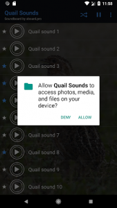 اسکرین شات برنامه Quail Sounds ~ Sboard.pro 3