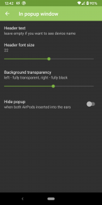 اسکرین شات برنامه AndroPods - Airpods on Android 6