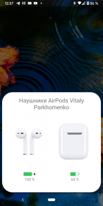 اسکرین شات برنامه AndroPods - Airpods on Android 1