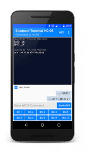 اسکرین شات برنامه Bluetooth Terminal HC-05 3
