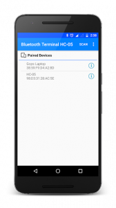 اسکرین شات برنامه Bluetooth Terminal HC-05 1