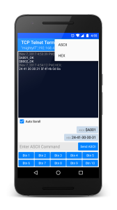 اسکرین شات 5 برنامه TCP Telnet Terminal