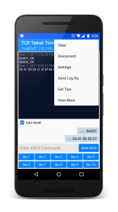 اسکرین شات 6 برنامه TCP Telnet Terminal