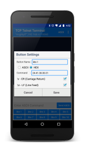 اسکرین شات 3 برنامه TCP Telnet Terminal