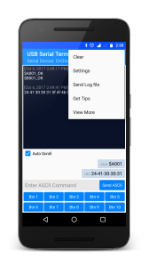 اسکرین شات 5 برنامه USB Serial Terminal