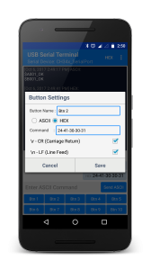 اسکرین شات 3 برنامه USB Serial Terminal