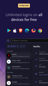 اسکرین شات 2 برنامه Proton Pass: Password Manager