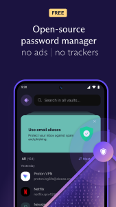اسکرین شات 1 برنامه Proton Pass: Password Manager