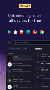 اسکرین شات 2 برنامه Proton Pass: Password Manager