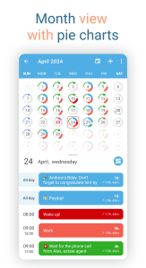 اسکرین شات 6 برنامه Sectograph. Day & Time planner
