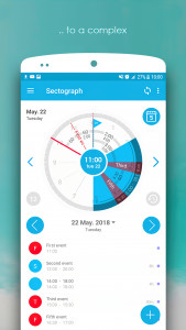 اسکرین شات برنامه Sectograph. Day & Time planner 4