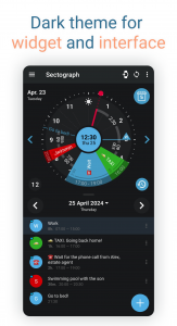 اسکرین شات برنامه Sectograph. Day & Time planner 8