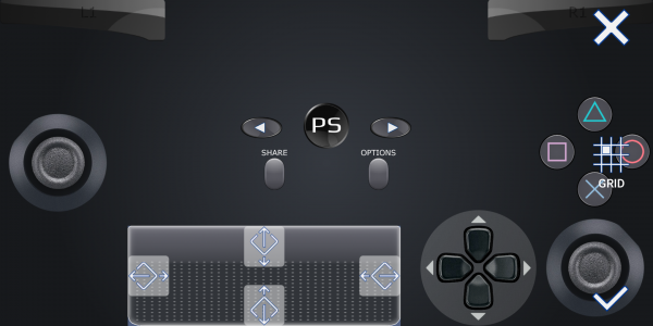 اسکرین شات برنامه PSPad: Mobile Gamepad 3